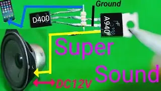 diy transistor audio amplifier circuit