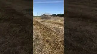 Challenger LB34B big Baler and New Holland 8970 tractor