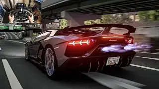 REAL RAW Sound | Lamborghini Aventador SVJ - Assetto Corsa