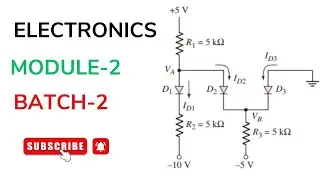 eee | Class-1 | Diode Basic Class | Multiple Diode Math Problem Part-1