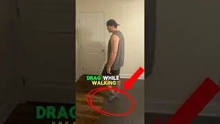 How to walk normal pt.1 ( gait analysis: toe drag)