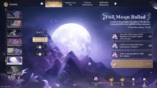 Infinity Nikki Full Moon Ballad Take a group photo with Ms. Glove Collect six materials