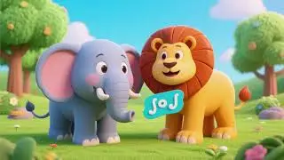 Lion and Elephant Friends Song | Friendship Kids Songs & Nursery Rhymes