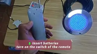 PoCare Bluetooth Inground Pool Light Operation Guide with 3 Control Way AppRemoteController
