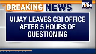 Karur Stampede Case: Day 1 of CBI Questioning of TVK Leader Vijay Ends in Delhi | News9