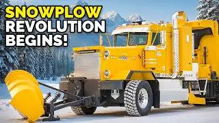Worlds First Diesel Electric SnowPlow