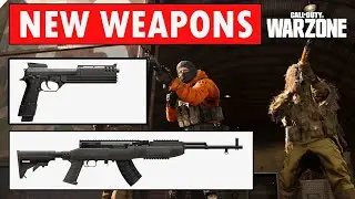 *NEW WEAPONS* SKS & RENETTI LEAKED NEW WEAPONS! CALL OF DUTY WARZONE! NEW MODERN WARFARE UPDATE