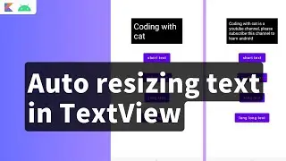 android auto resizing text | android auto resizing text example | android auto resizing text kotlin