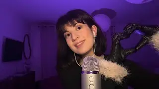 ASMR with Leather Gloves | Fingertips Tapping, Scratching, Gripping & Hand Sounds | No Talking 