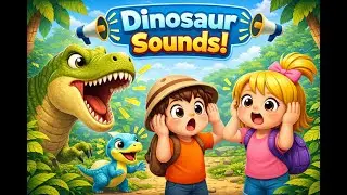 Dinosaur Sounds & Communication 🦖🔊 | Learn Dinosaur Sounds with Alex and Lily | Kids Learning