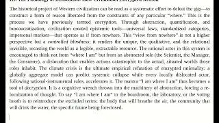 “I Am Where I Am”: Rationality as Situated Presence
