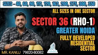 Live Visit Sector 36 Greater Noida | Property Tour | Sectors A-F, Plot Choices & Amenities