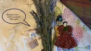 Antique dolls house ,stripping back stairs ,doll resizing , more gifts.