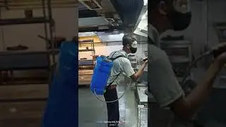 Pest Control in Restaurant kitchen # cockroach control