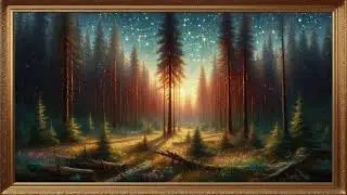 The Watchers of the Sky | Vintage Oil Painting | Screensaver Art Gallery for TV