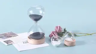 mindful focus training sand timer 5mins&30mins(2pcs pack)