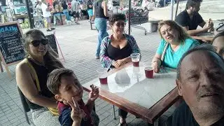 Paseando en el centro de Villarrica y reparando el closet de mi Trini con Renatito