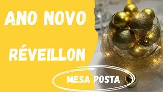 MESA POSTA PARA O ANO NOVO/ FÁCIL DE FAZER!!