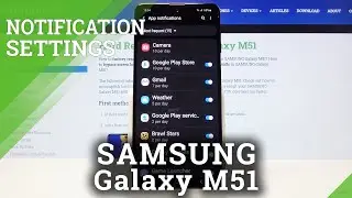 How to Personalize Notifications in SAMSUNG Galaxy M51 &ndash; Customize Notification Content