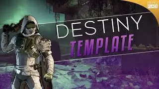 FREE DESTINY THUMBNAIL TEMPLATE + SPEEDART!