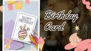 #Easy birthday card #simpal birthday gift card # simple cards 