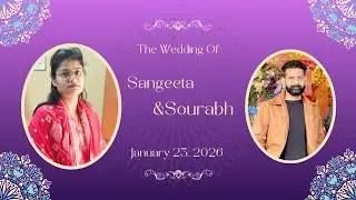 Sangeeta 💕 Sourabh !! Live By : Om Studio Kaithal ☎️ : 7400410090