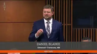 Fall Economic Statement Debate 2023: Blaikie Addresses CEBA Loan Repayment Deadline