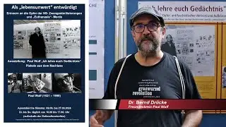 &bdquo;Ich lehre euch Ged&auml;chtnis&ldquo;&ndash;Ausstellung zum Nazi-Opfer Paul Wulf in M&uuml;nster - Bernd Dr&uuml;cke l&auml;dt ein