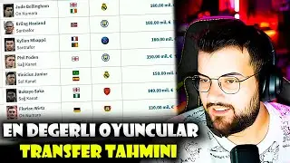 Jrokez / Transfermarkt'da En Değerli Oyuncuların ve Fenerbahçe'nin Transferlerini Tahmin Ediyor