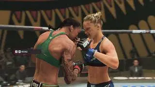 Rousey vs dangerous boxer Germaine!!