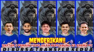 🔵UPDATE BURSA TRANSFER PEMAIN AREMA FC UNTUK PUTARAN KEDUA‼️