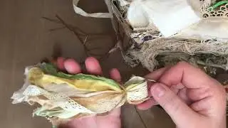 Tassel and Beads for Spine of Junk Journal