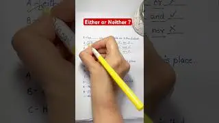 Или ни то, ни другое? Английская грамматика