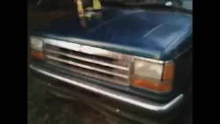 formula 1 headlight restorer and sealant test on faded Ford explorer headlights
