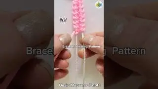 #193 Мастер-класс по вязанию браслета, макраме #shorts #macrametutorial #tricks #howto #craftideas