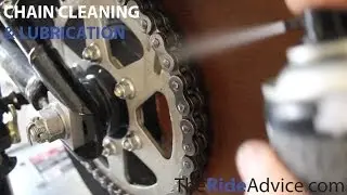 How to Clean Motorcycle Chain - Lubricate a Motorcycle Chain