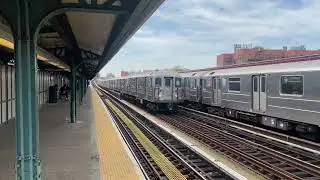 Pelham Bay Park Bound R62A (6) Express Train flying by Morrison Avenue-Soundview