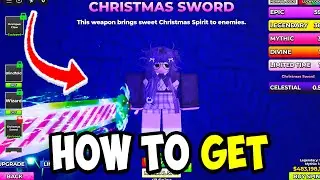 Как получить рождественский меч в витрине оружия в Hunty Zombie! | Обновление Roblox Hunty Zombie