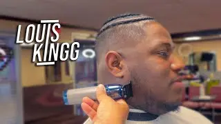 🔥WARNING🔥 He Paid $100 For This Haircut | Sharp Edge Up | Barber Tutorial