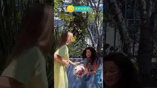 Двойное испытание от Джина: справятся ли девочки?#girl #happy #challenge #magician