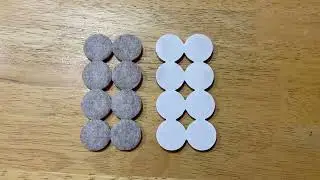 Installing Felt Pads on Chair Legs