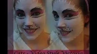 How To Do Cats Makeup - Video Victoria