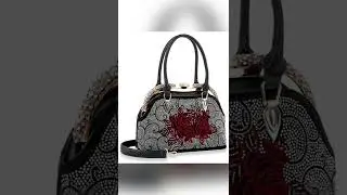 #handbags A-Frame Bling Design Hand Tote by closeoutbag.com