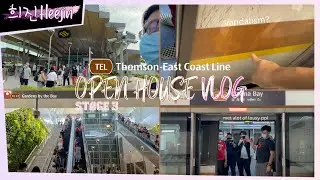 NEW Thomson-East Coast Line Stage 3! Visit every station in this OPEN HOUSE Vlog! | 희진Heejin