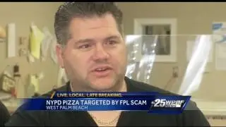 NYPD Pizza targeted by FPL scam