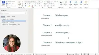 Auto-Update Chapter Numbers in Word Headings