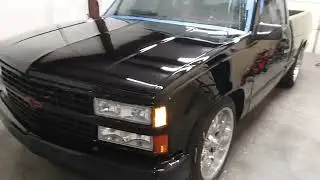 UPDATE: Major Cosmetic Surgery of a Neglected 1993 Chevy SWB truck: #GodGivenTalent #Mirror