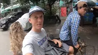 Cycling and Couchsurfing in Yangon, MYANMAR - Ep# 163