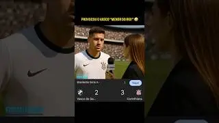 JOGADOR DO CORINTHIANS PROVOCOU O VASCO 🤣 #corinthians #vasco #viral #memes #shortsviral #shorts