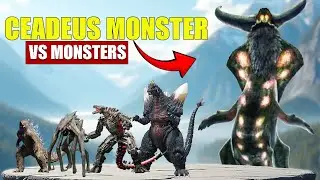 Ceadeus (Monster Hunter) vs Giant Monsters |3D  Monster Size Comparison 2025